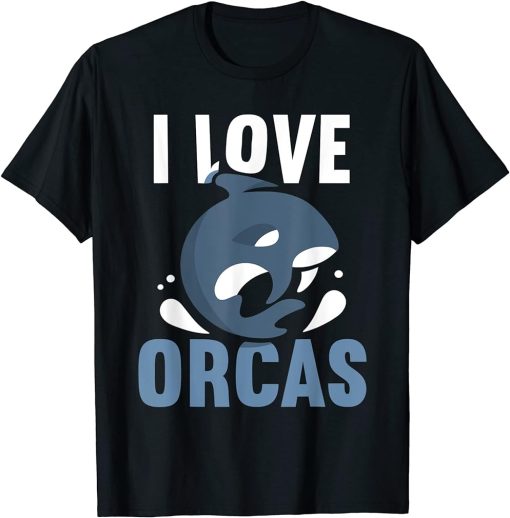 I Love Orcas Sea Whale Orca Protect T-Shirt