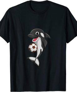 Soccer ball Love Killer Whale Orca Lover Animal Womens T-Shirt