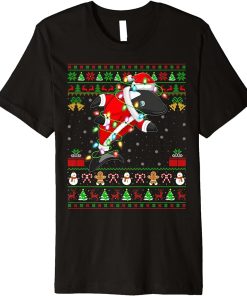 Orca Fish Lover Xmas Matching Santa Ugly Orca Christmas Premium T-Shirt