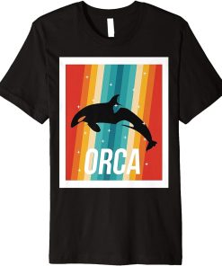 Vintage Orca Retro Killer Whale Premium T-Shirt